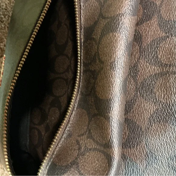 Coach Brown and Black Signature Backpack - Picture 7 of 9